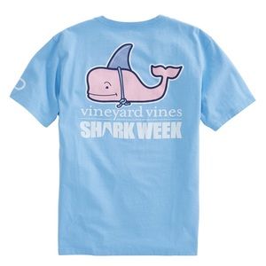 Vineyard Vines Shark Week shirt